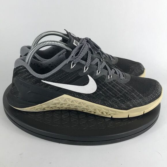 Nike Metcon 3 Black Athletic Training Shoes Women’s Size 9 - Picture 4 of 11